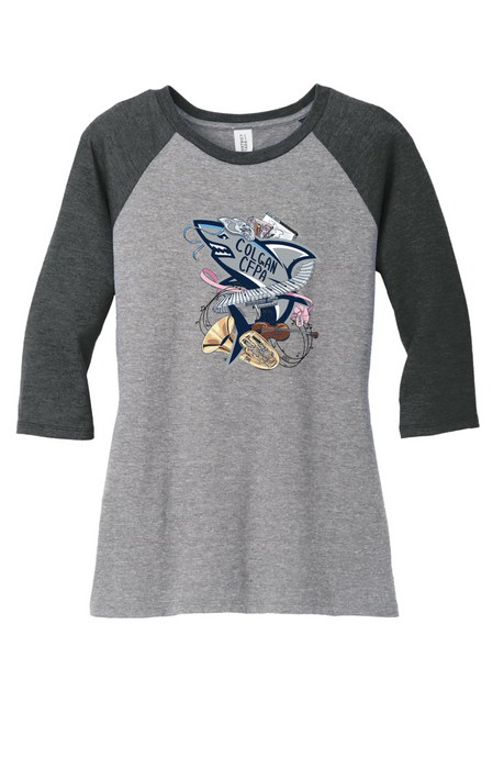 Women's Raglan Student Art