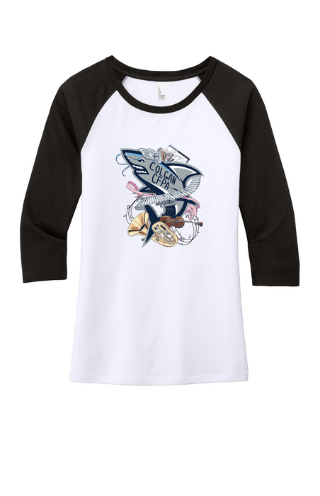 Women's Raglan Student Art